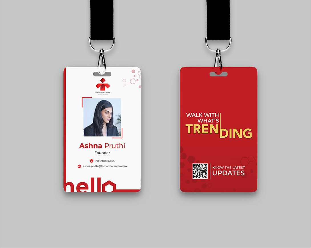 corporate  branding id card -  vibes communications